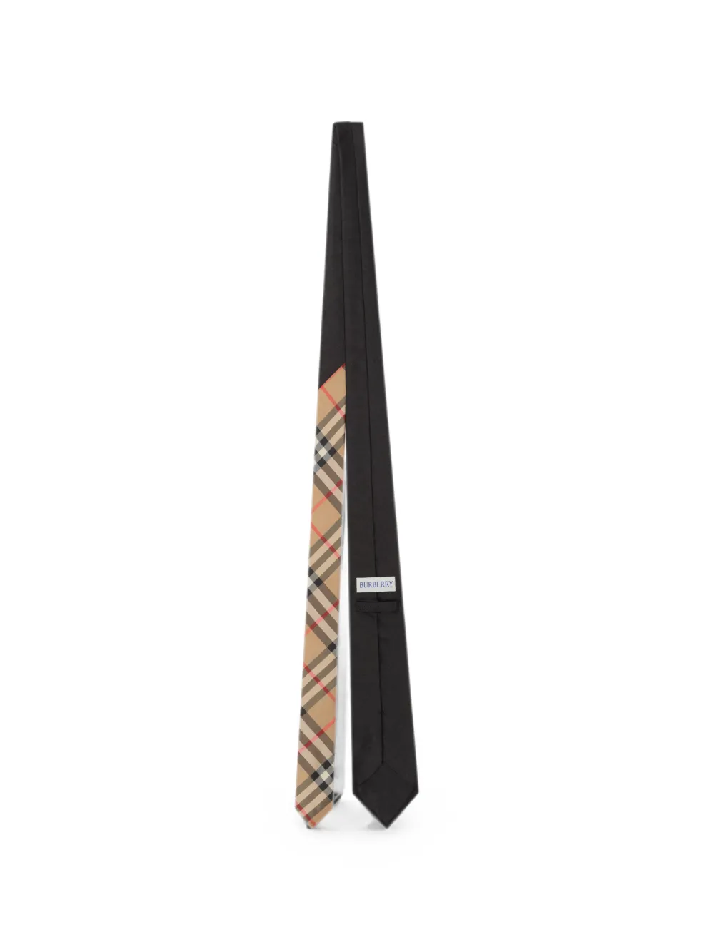 Burberry Knight zijden stropdas Bruin