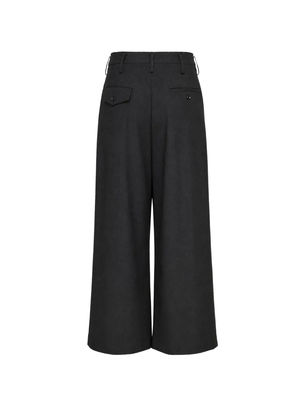 Yohji Yamamoto Regulation broek met wijde pijpen Grijs