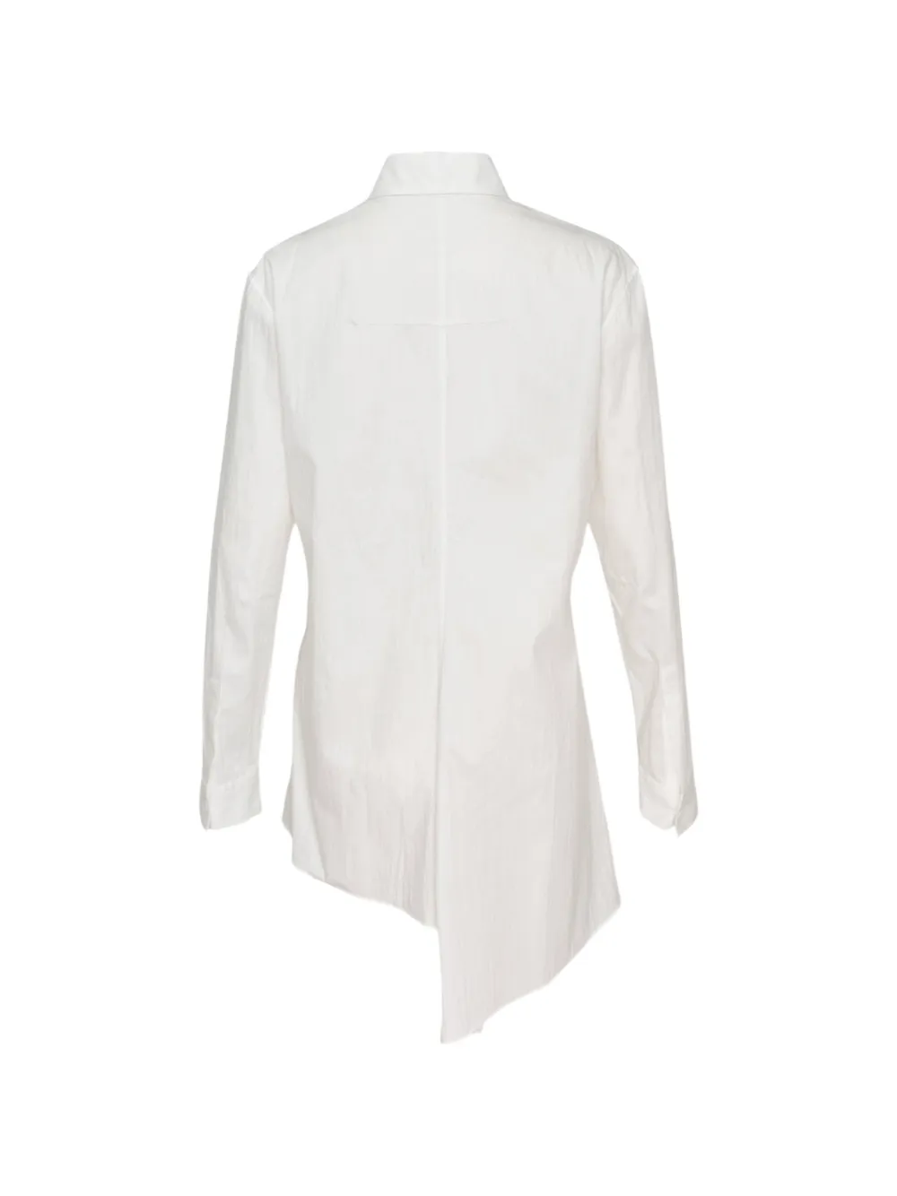 Yohji Yamamoto Asymmetrisch gekreukt blouse Wit