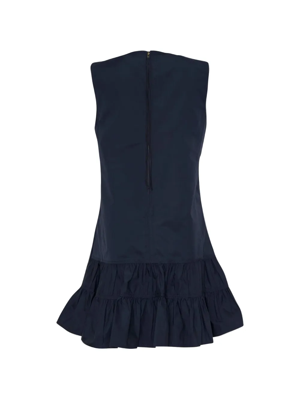 Ulla Johnson ruffled sleeveless mini dress Blauw
