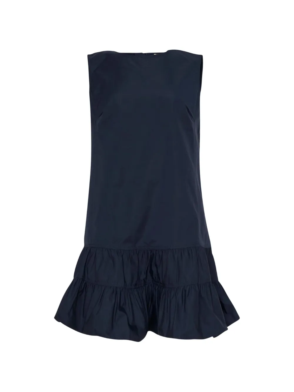Ulla Johnson ruffled sleeveless mini dress Blauw