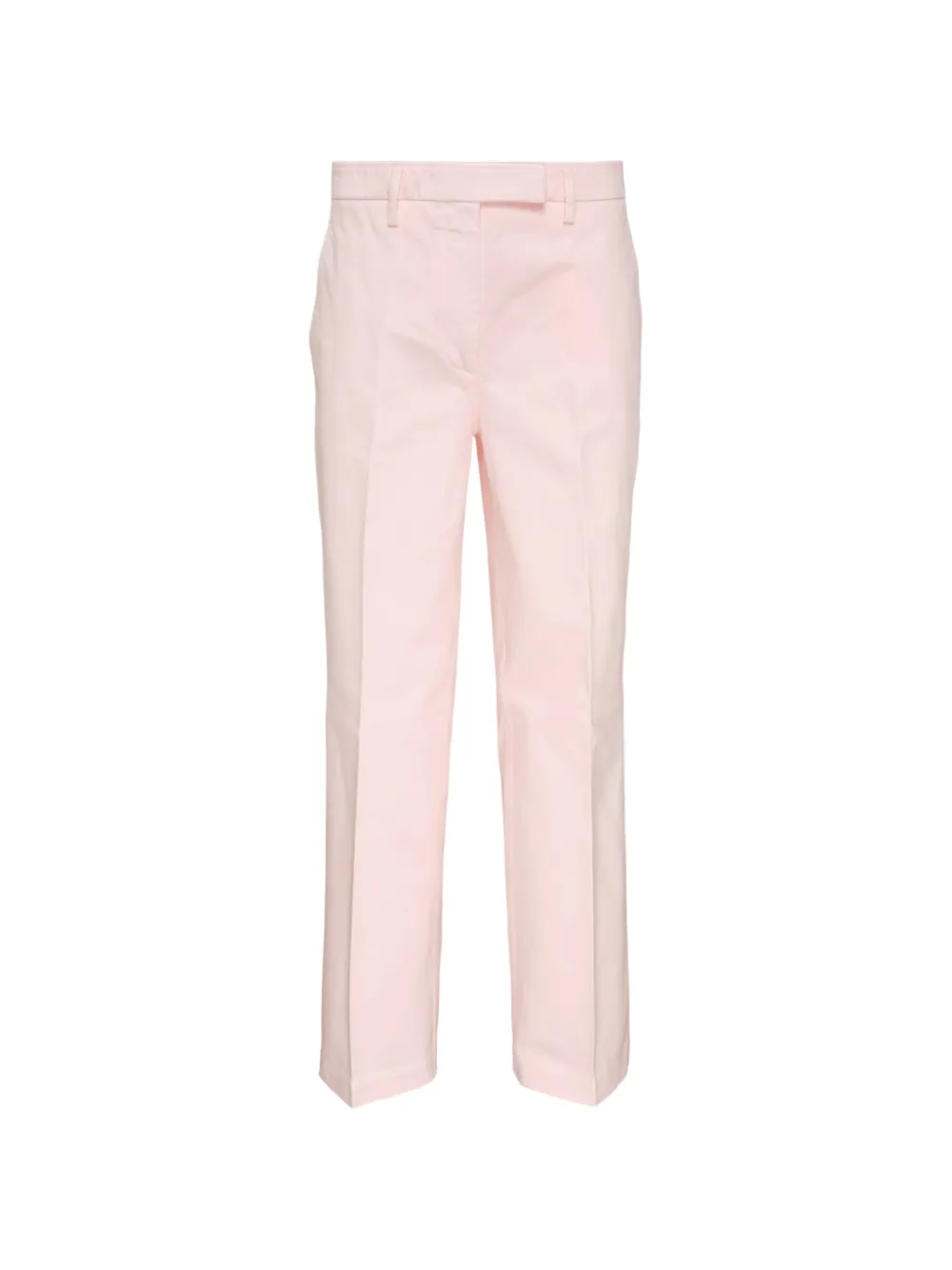 Thom Browne Rwb Stripe Pressed-crease Trousers In Pink