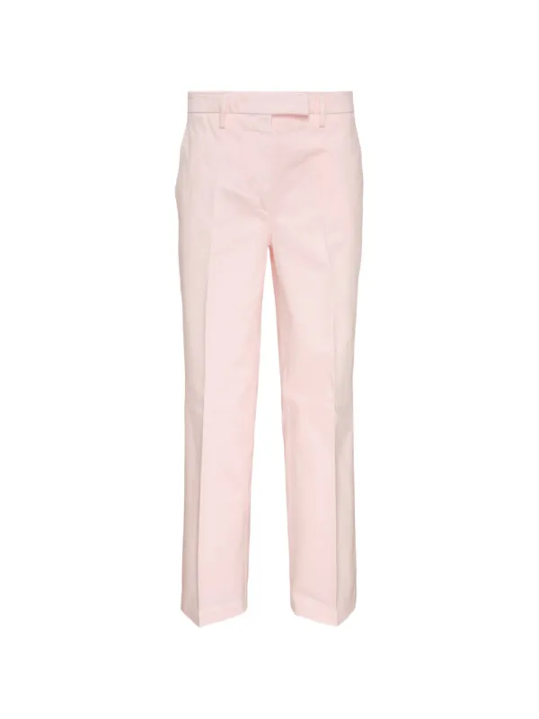 Thom Browne RWB Stripe Pressed-crease Trousers in Pink