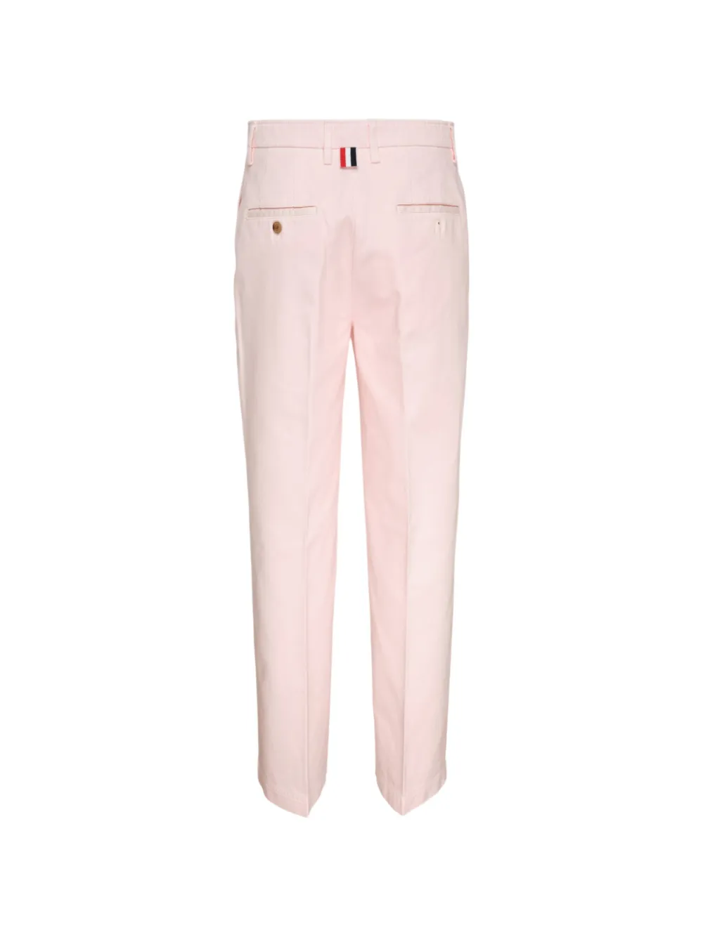 Thom Browne Broek met persvouw en RWB-streep Roze
