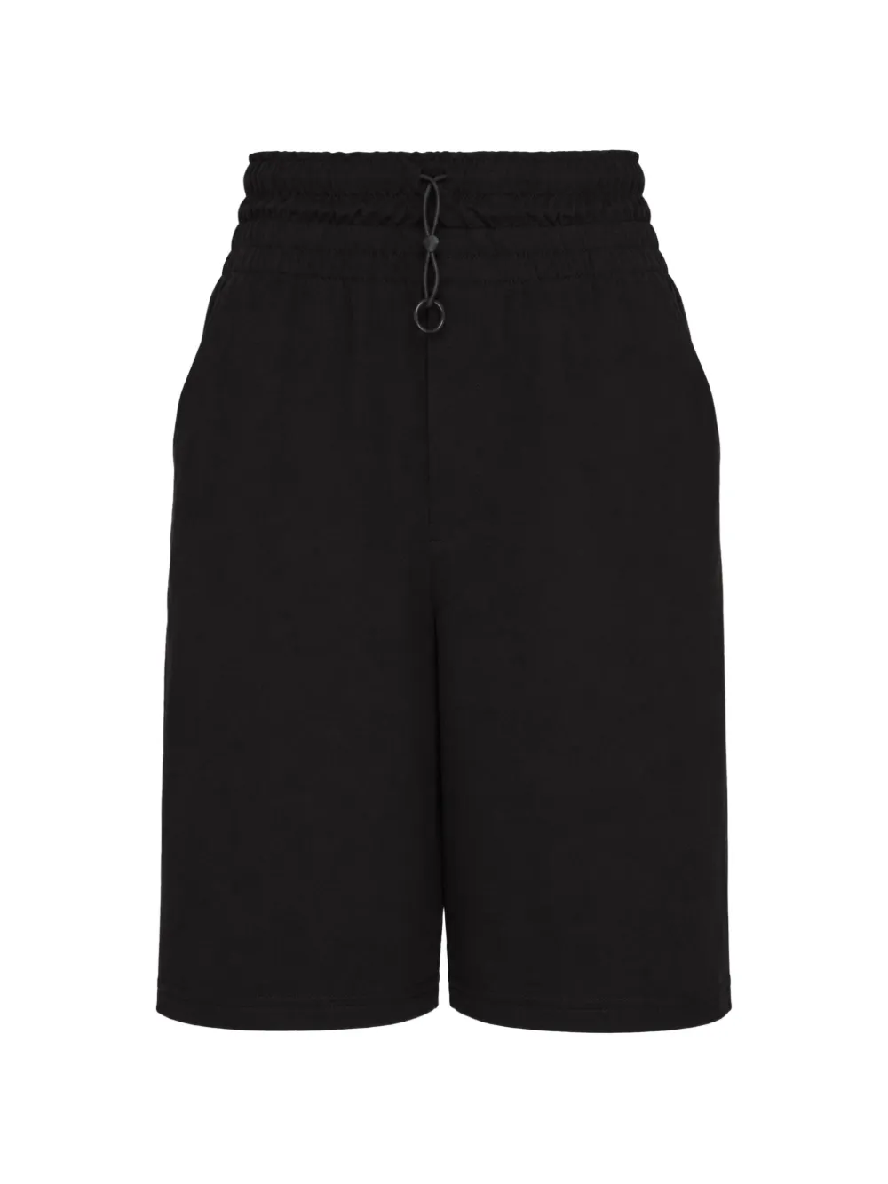 Yohji Yamamoto Bermuda con coulisse - Nero