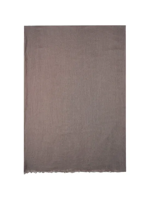 Rick Owens frayed-edge scarf