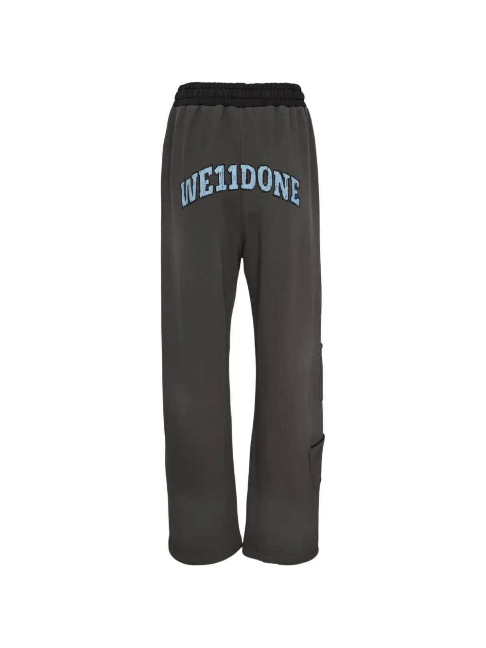 We11done Doodle Teddy trainingsbroek met logoprint Grijs