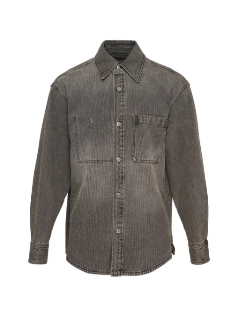 Wooyoungmi logo-print long-sleeve shirt