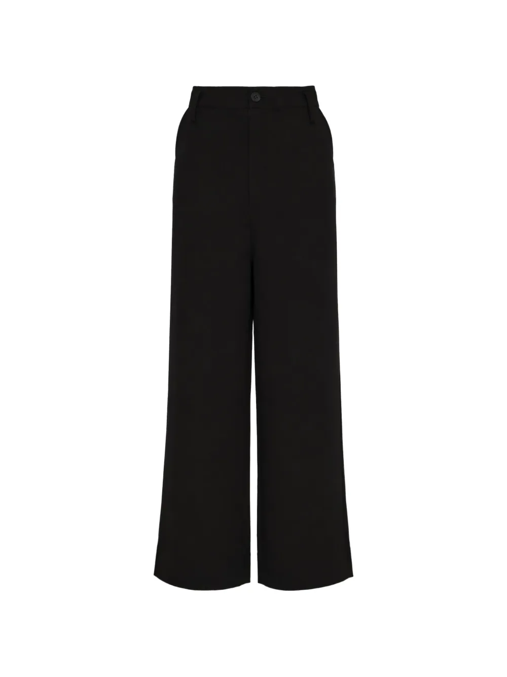 Yohji Yamamoto Pantaloni a gamba ampia - Nero