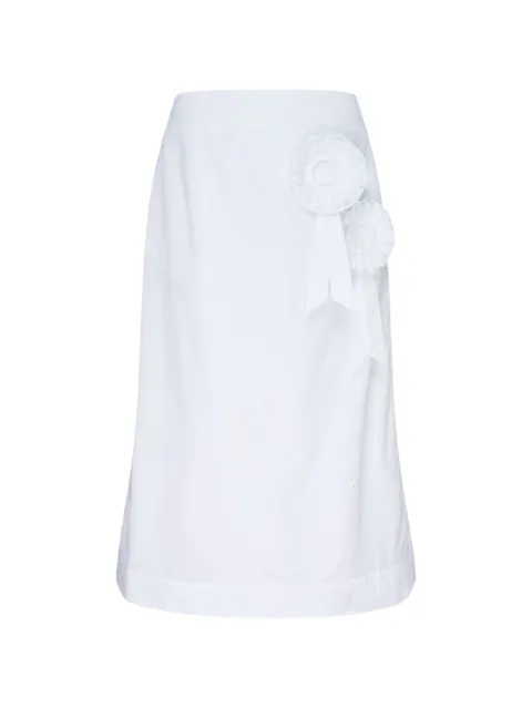 Simone Rocha rosette-embellished A-line midi skirt