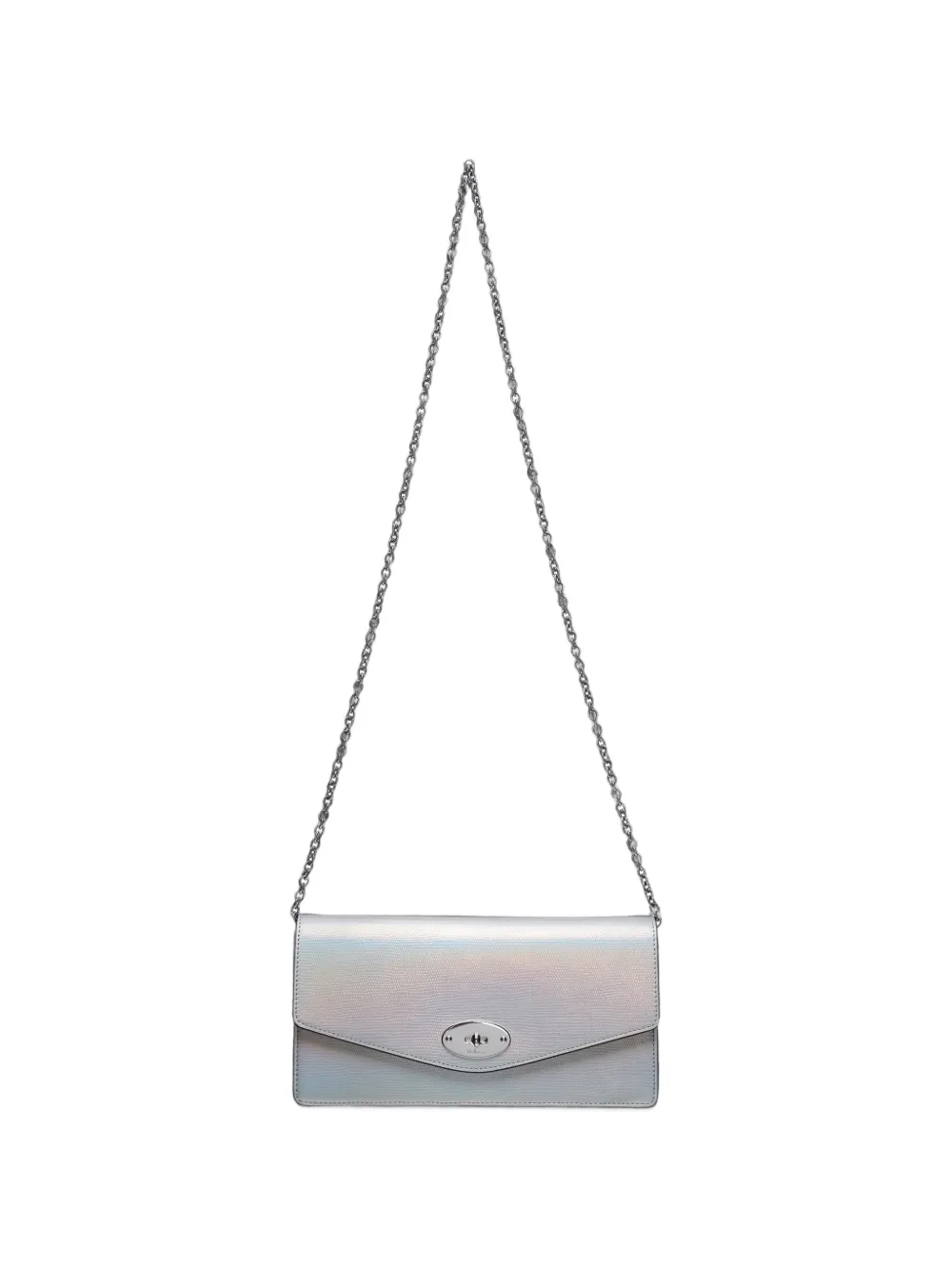 Mulberry Darley clutch bag - Argento