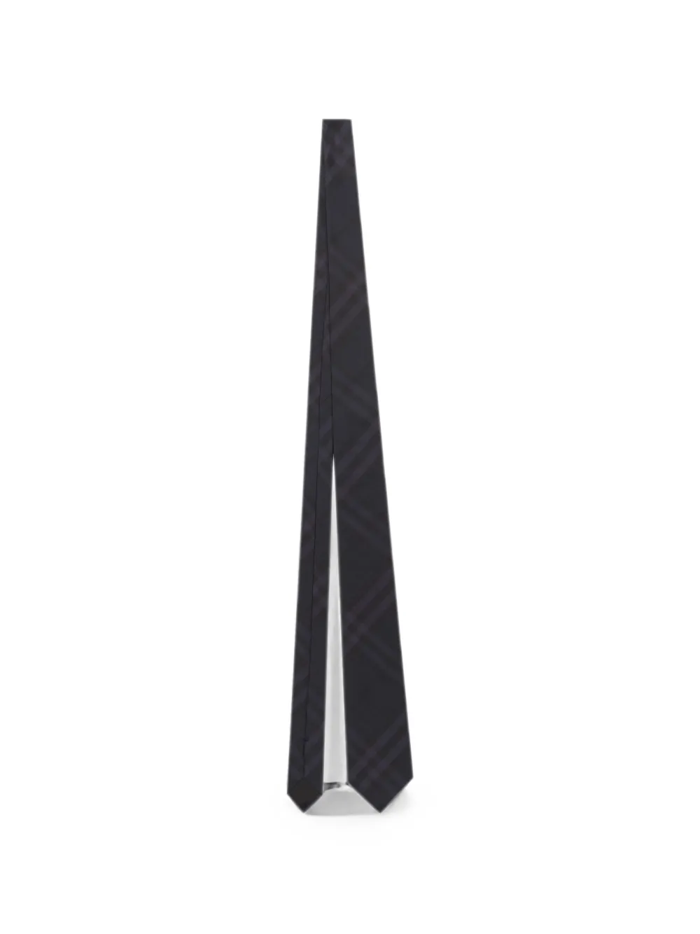 Burberry check silk tie - Nero