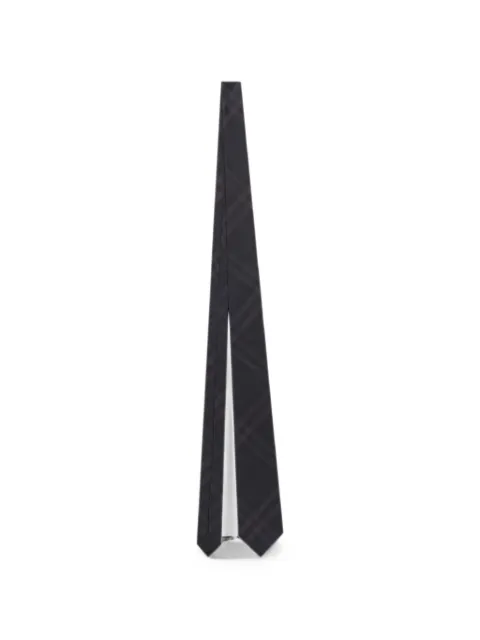 Burberry check silk tie