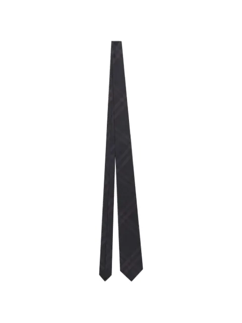 Burberry check silk tie