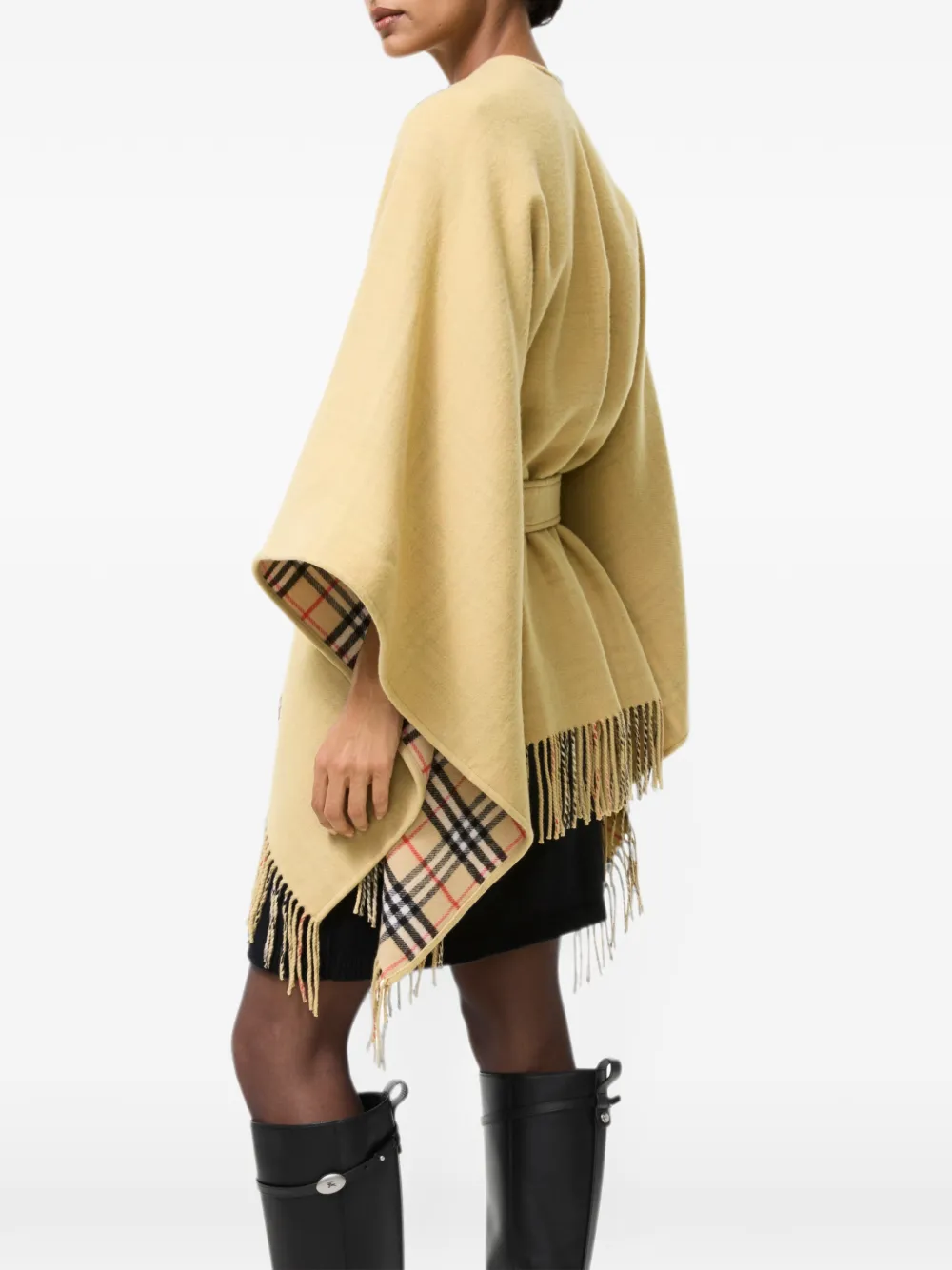Burberry Tay wollen cape Beige