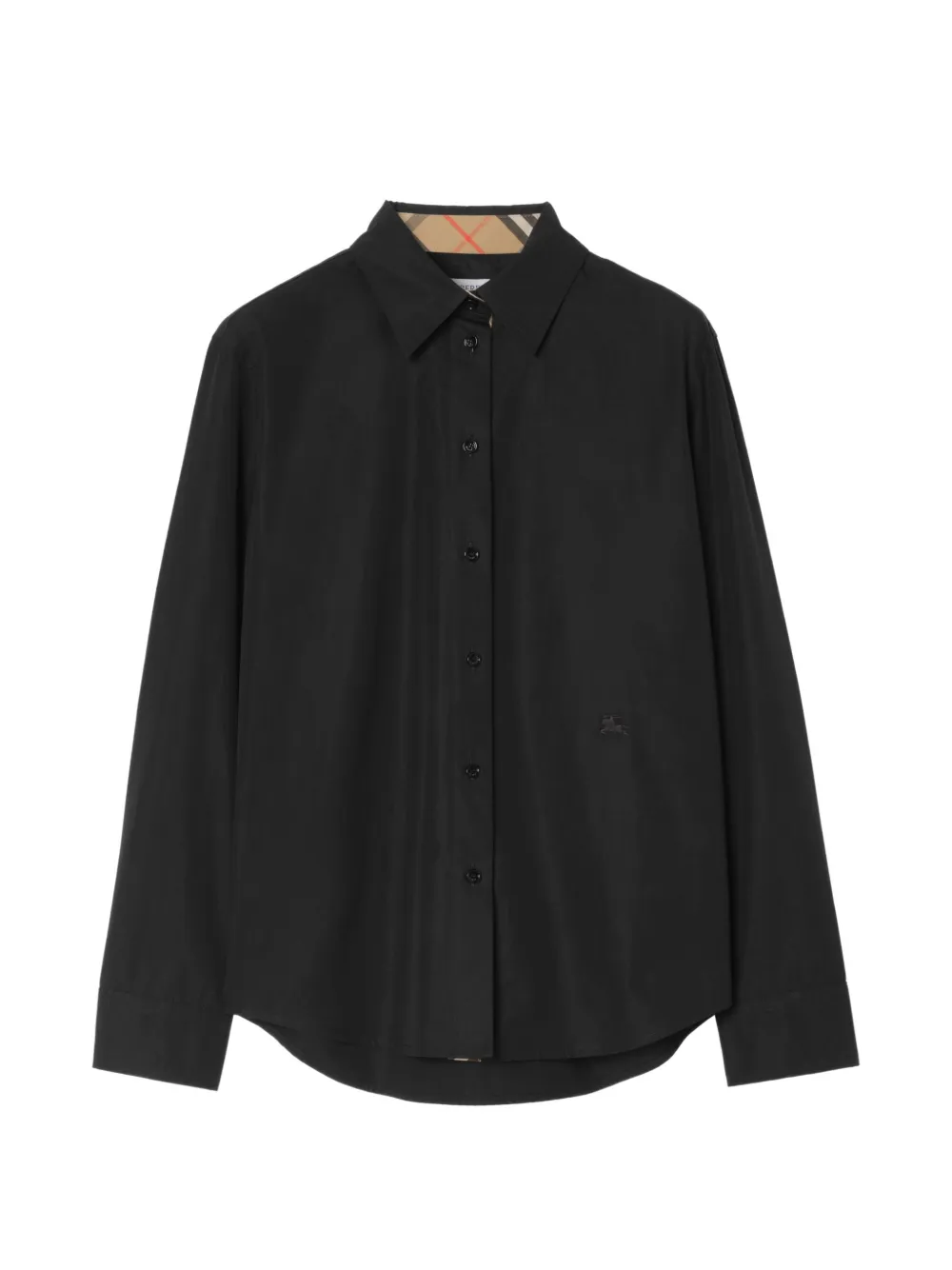 Burberry classic fit cotton poplin shirt - Nero