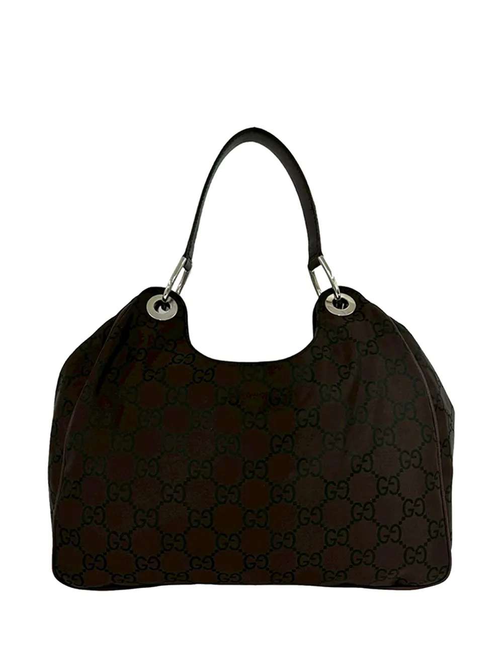 Gucci Pre-Owned 2000-2015 GG Nylon shoulder bag - Marrone