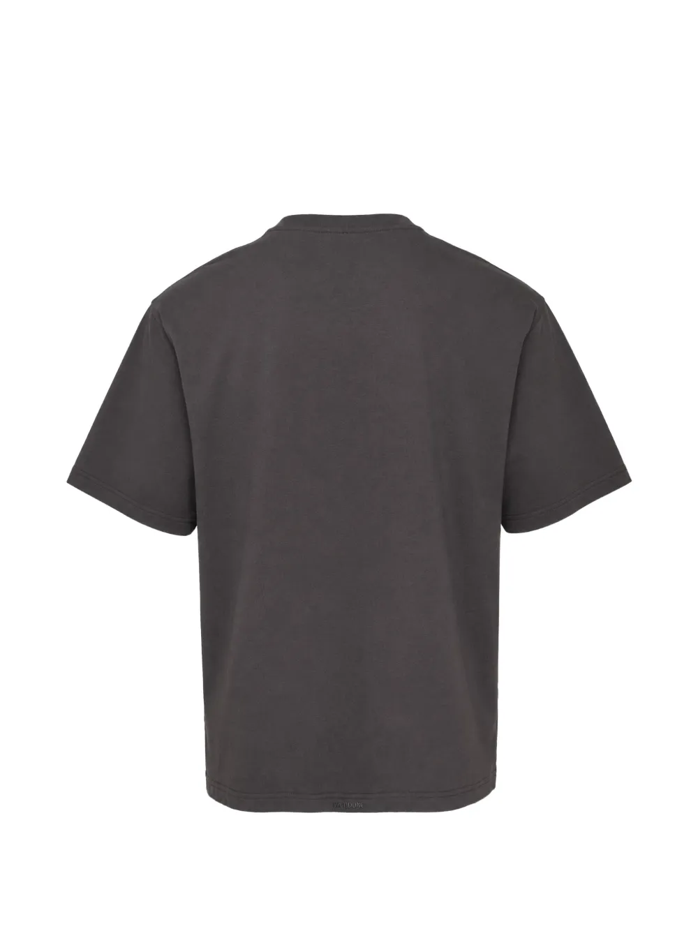 We11done T-shirt met borstzak en teddybeer-patroon Grijs