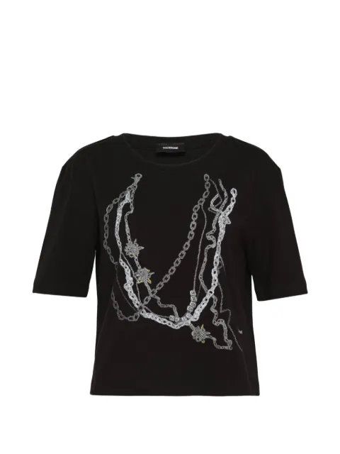 We11done chain-print T-shirt