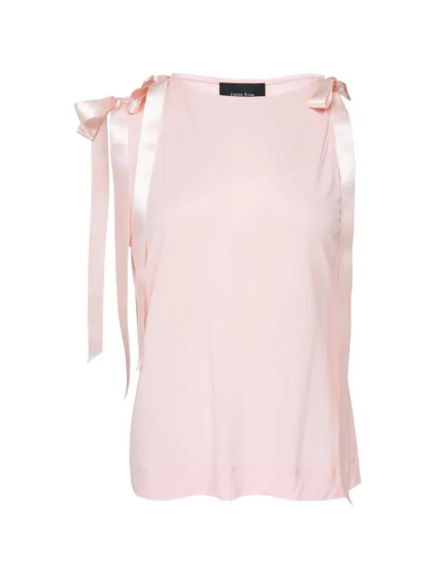 Simone Rocha ribbon-detail sleeveless tank top