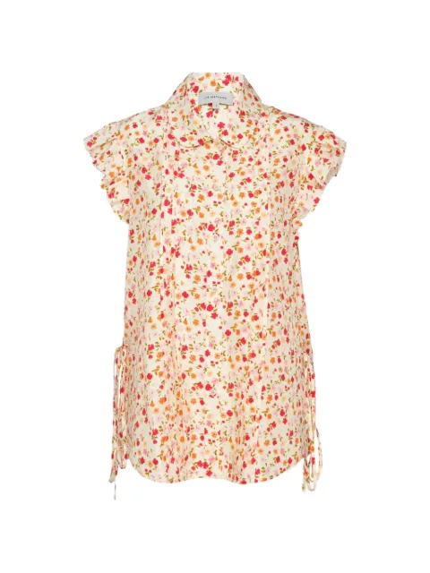 Lee Mathews blusa con estampado floral