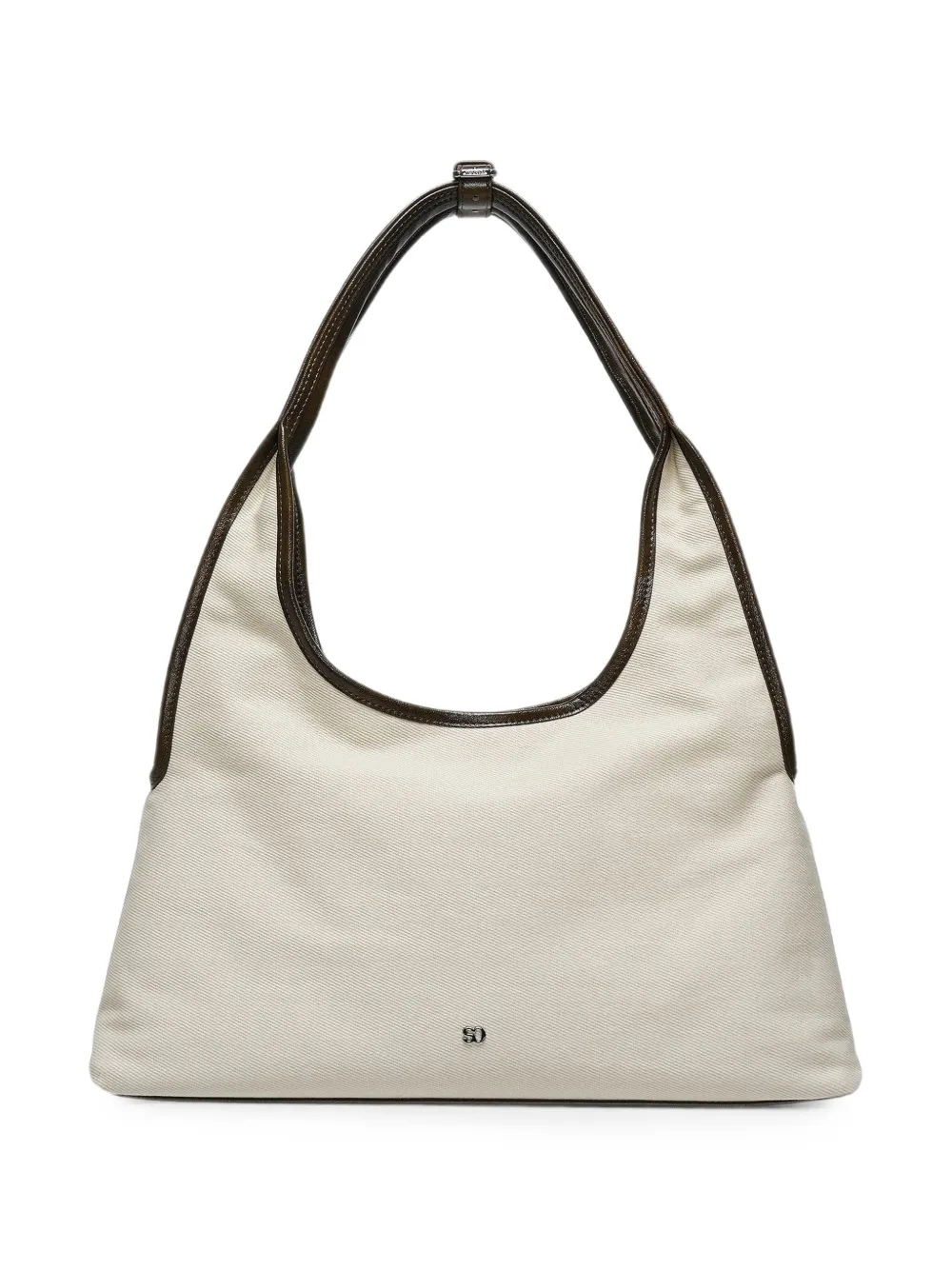 STAND OIL Ringo logo-plaque canvas shoulder bag
