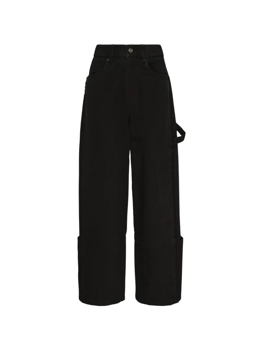 Ordinary Couture Code panelled carpenter jeans - Schwarz