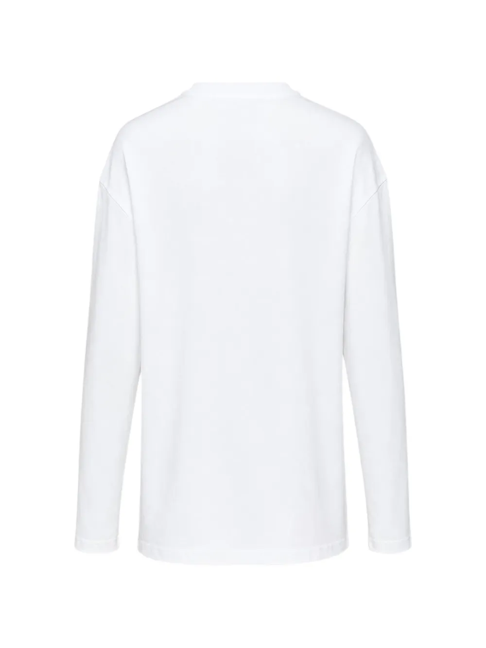 Stella McCartney T-shirt met alpacaprint en lange mouwen Wit