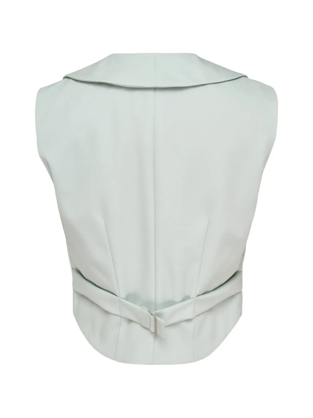 Stella McCartney Bodywarmer met dubbele rij knopen en sjaalrevers Blauw