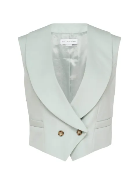 Stella McCartney double-breasted shawl-lapel gilet 