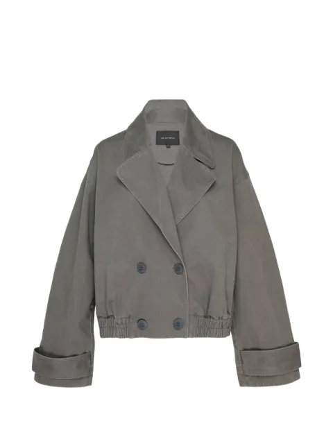 Lee Mathews double-breasted elasticated jacket