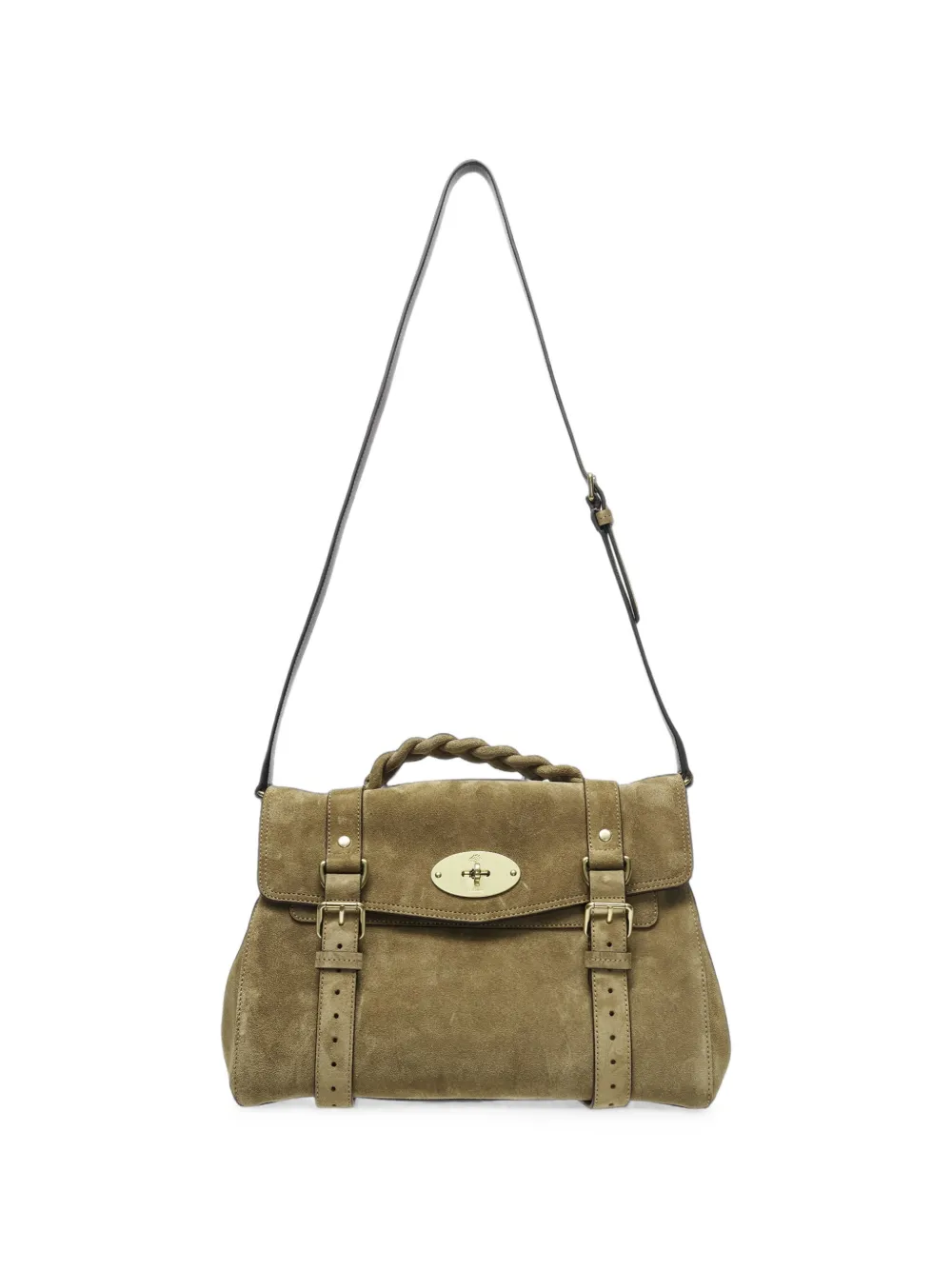 Mulberry Alexa braided leather shoulder bag - Toni neutri