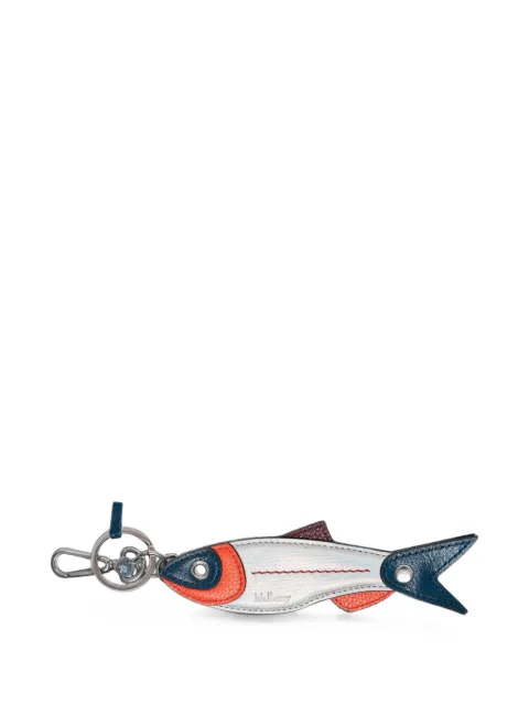 Mulberry British Summer fish-shape keyring