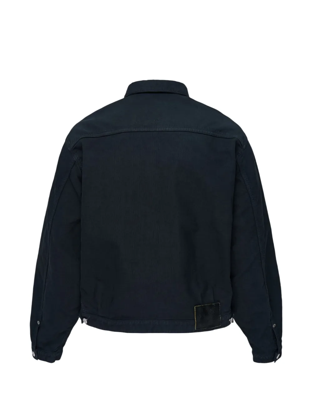 visvim Chore Jkt G.Cords denim jack met geplooid detail Zwart
