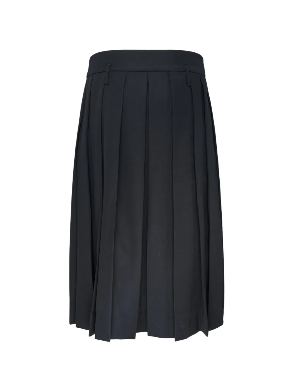 Simone Rocha pleated kilt-style midi skirt Zwart