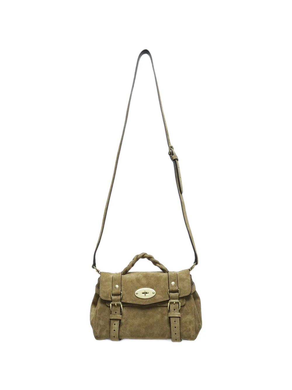 Mulberry Alexa braided leather shoulder bag - Marrone