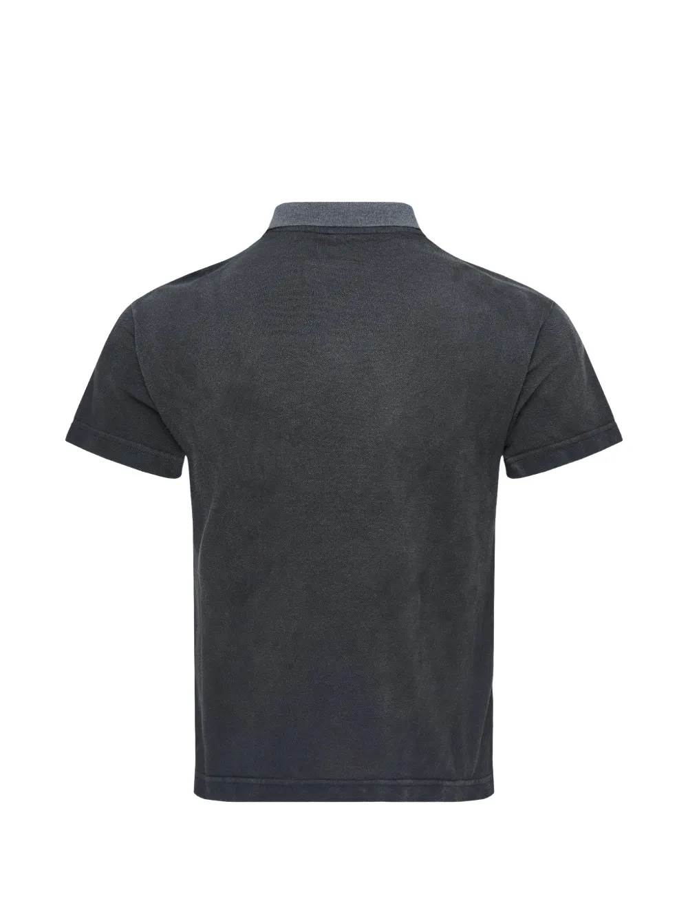 Doublet Poloshirt met teddybeer patch Zwart
