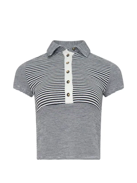 rag & bone The Knit Striped polo shirt