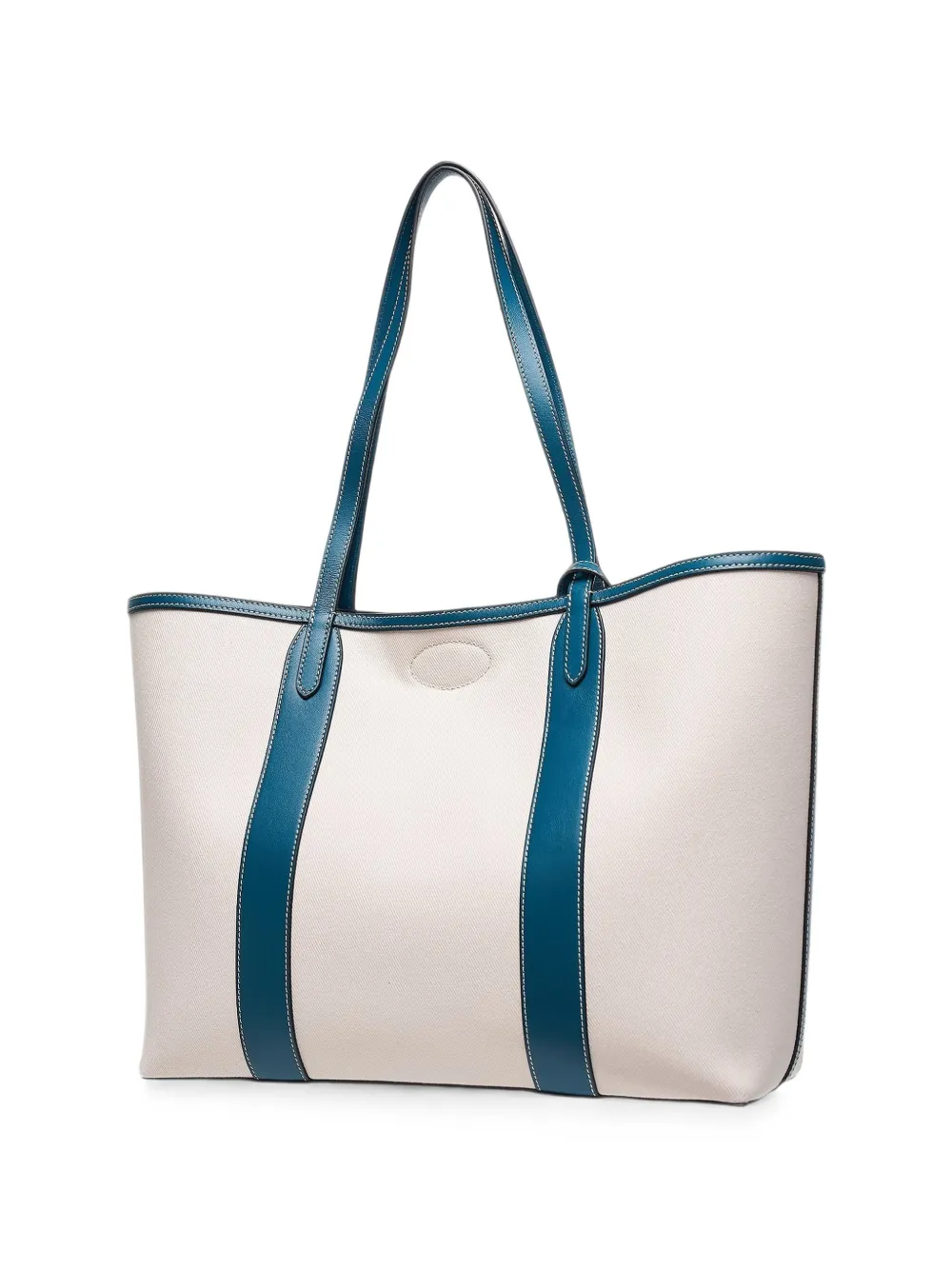 Mulberry Bayswater shopper met contrasterende afwerking Beige