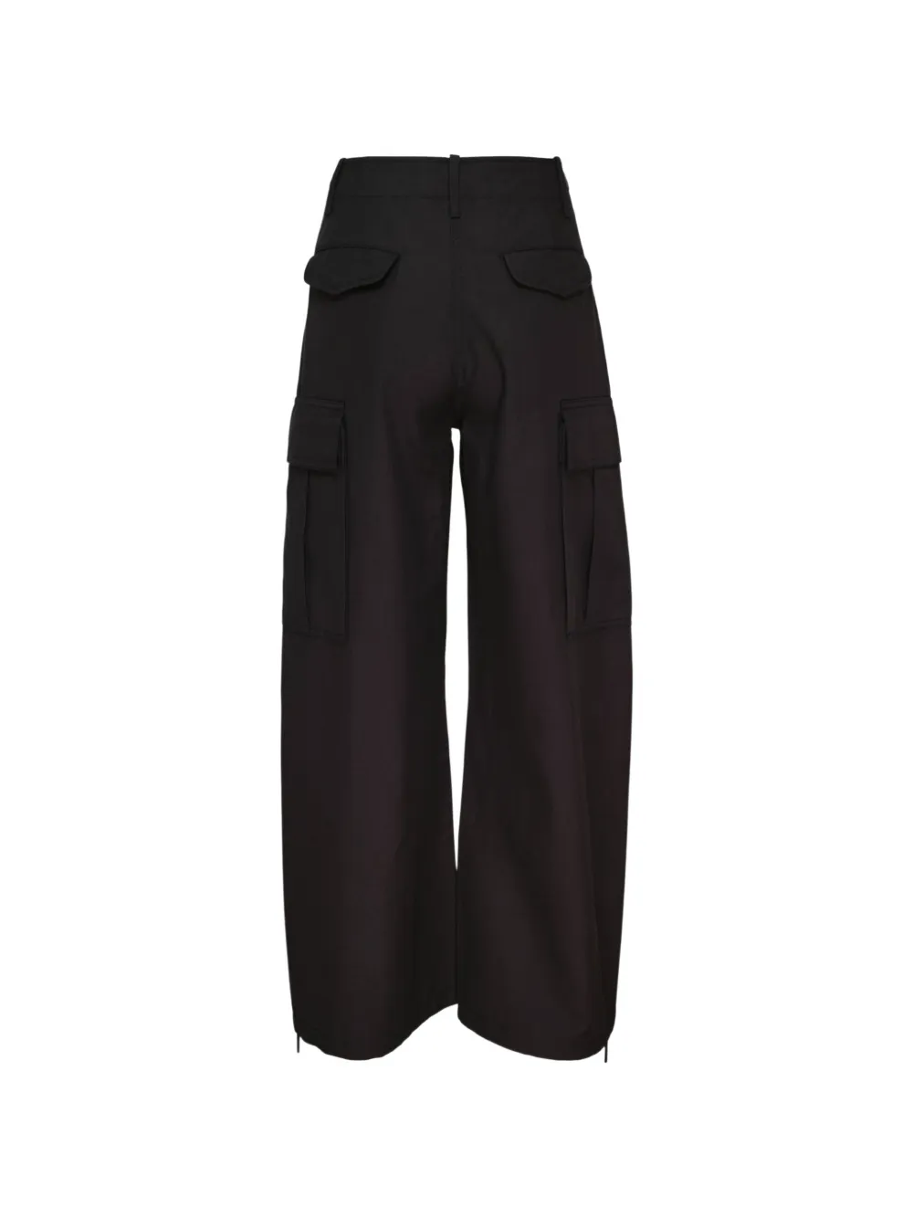 3.1 Phillip Lim Geplooide cargo broek met wijde pijpen Blauw