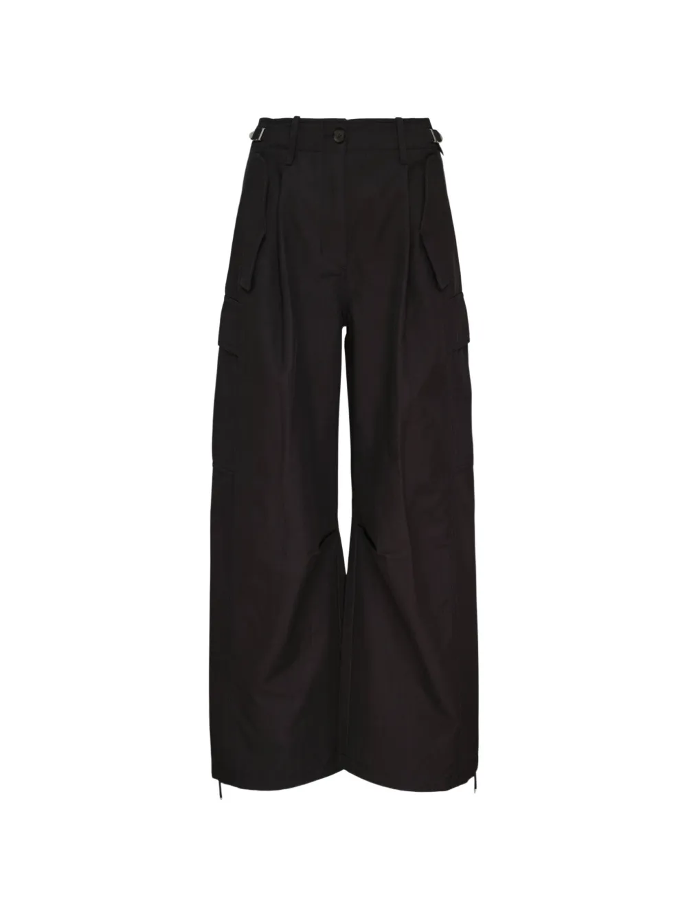3.1 Phillip Lim Pleated Wide-leg Cargo Pants In Blue