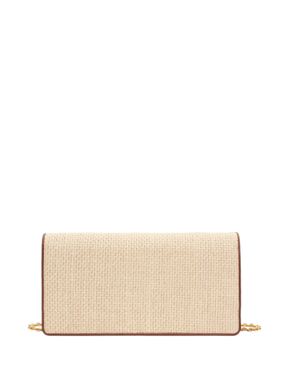 Mulberry Postman's Lock geweven clutch Beige