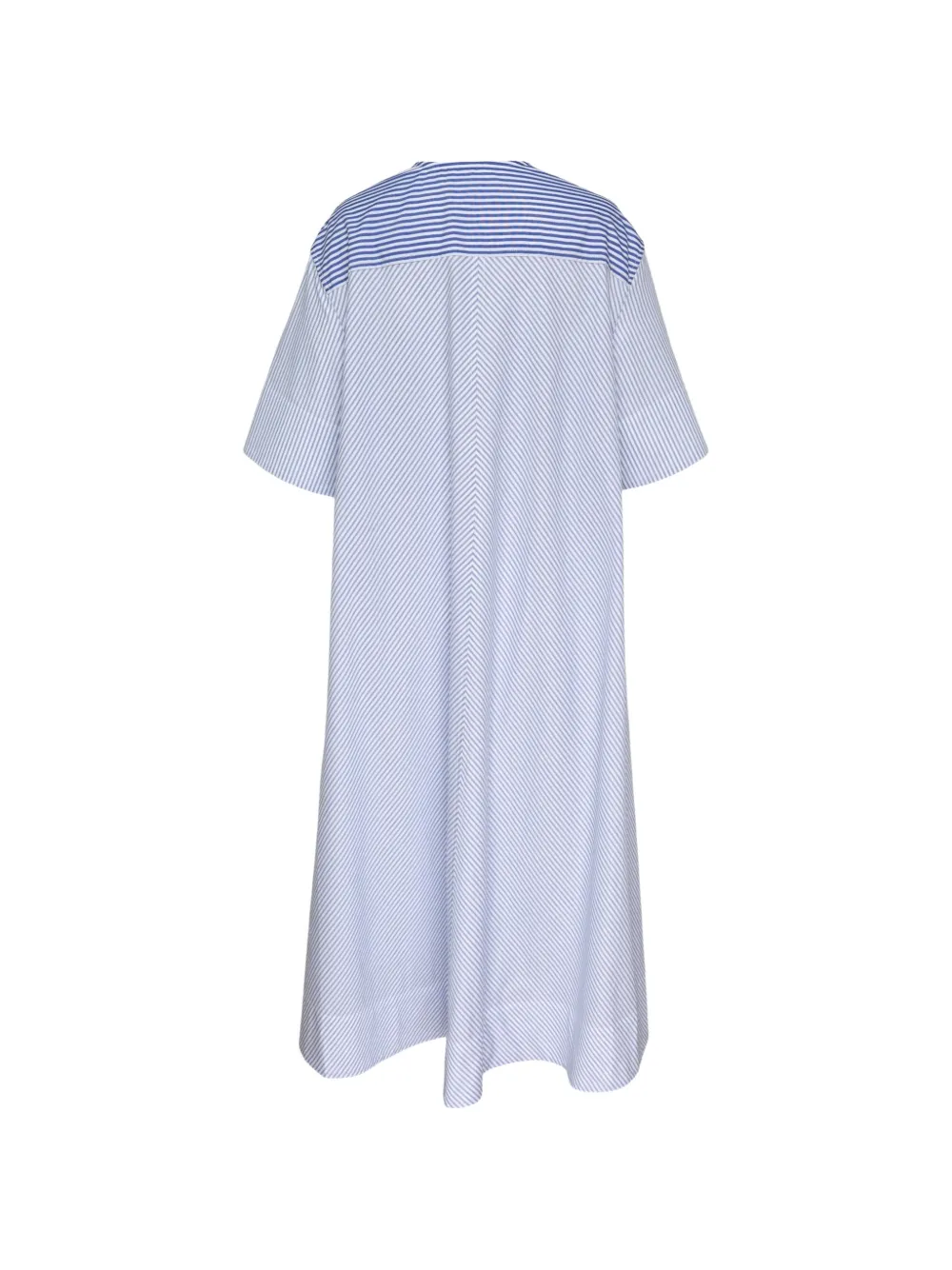 Lee Mathews Maxi-jurk met korte mouwen Blauw