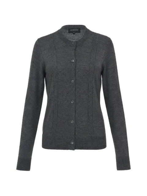 Lee Mathews Mila fine-knit button-up cardigan