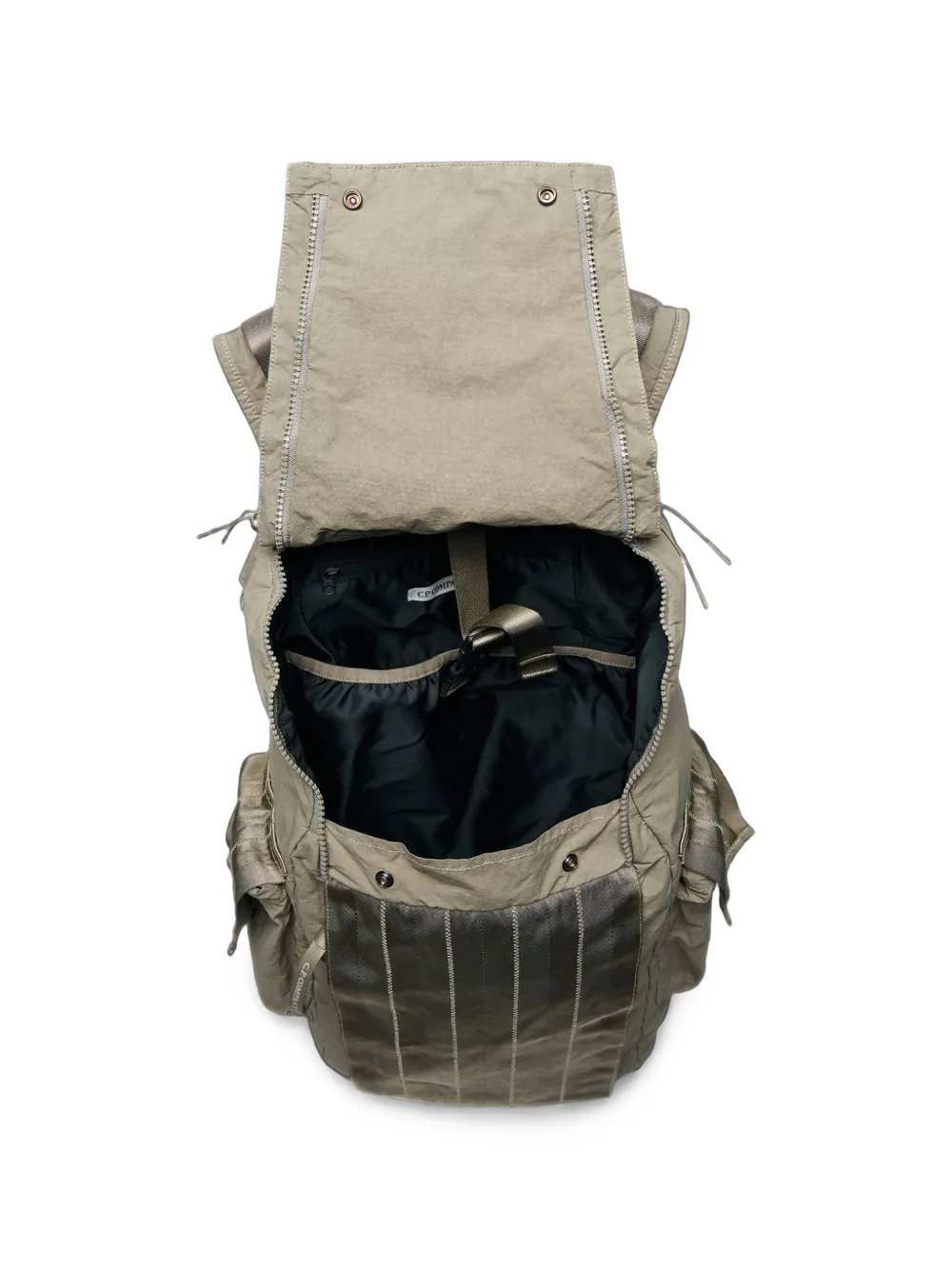 C.P. Company Rugzak met visgraatpatroon Beige