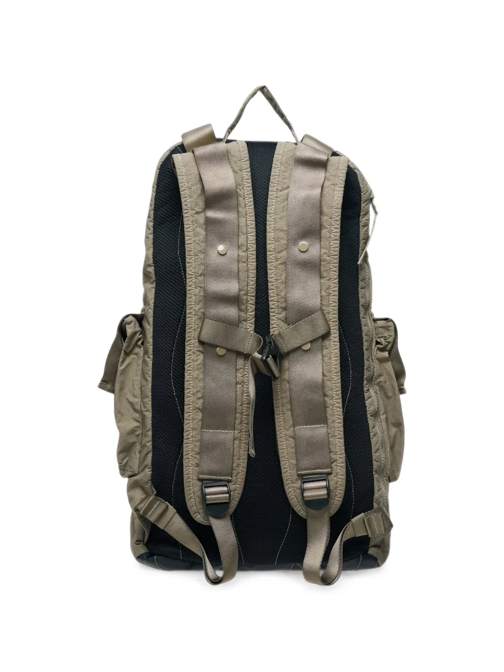 C.P. Company Rugzak met visgraatpatroon Beige