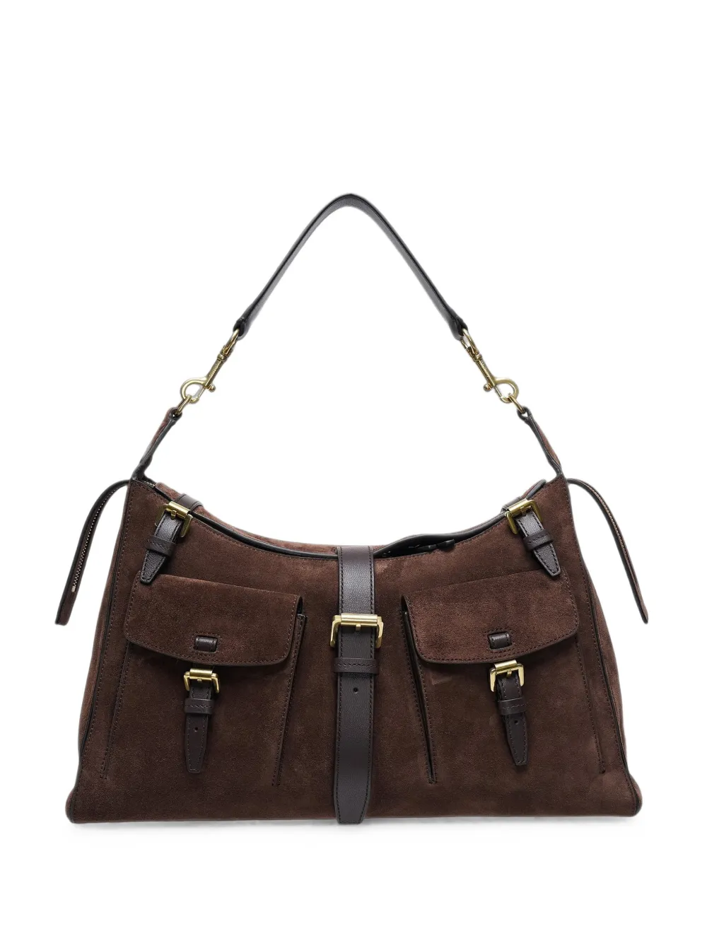Mulberry Roxanne buckle-detail suede shoulder bag