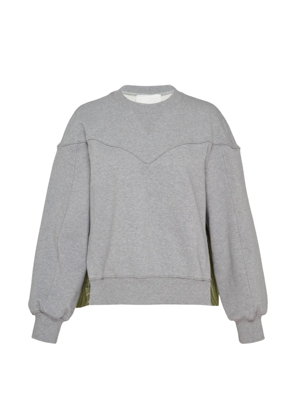 3.1 Phillip Lim striped-panel sweatshirt - Grau