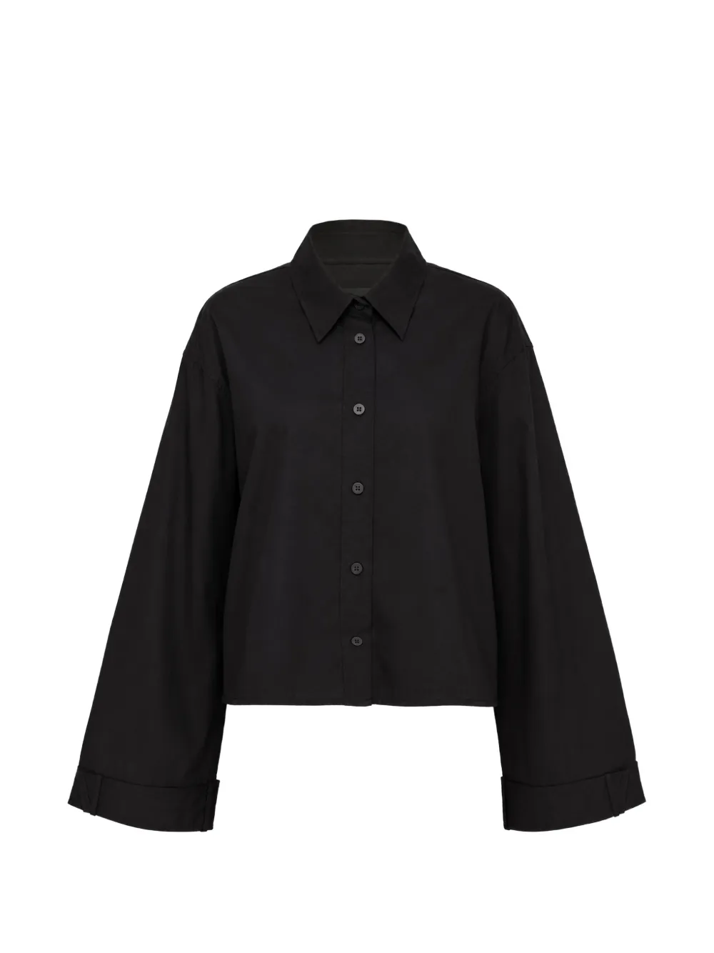 Lee Mathews Rennie wide-sleeve shirt - Schwarz