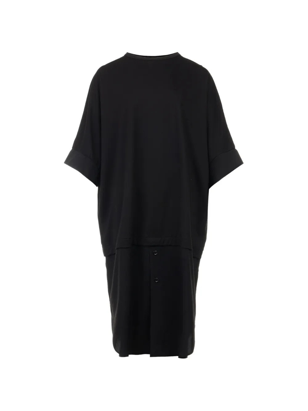 Y's crew-neck midi dress - Noir Y's crew-neck midi dress - Noir